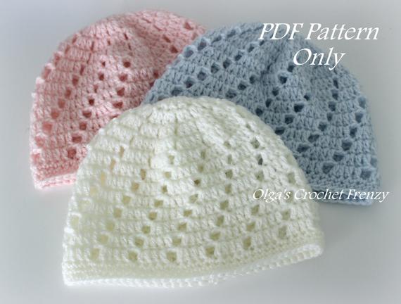 Varities of baby beanie crochet pattern