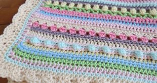 Confetti Baby Blanket Crochet Pattern