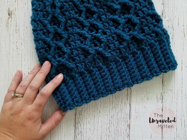 Honeycomb Cabled Beanie: Free Crochet Pattern | The Unraveled Mitten