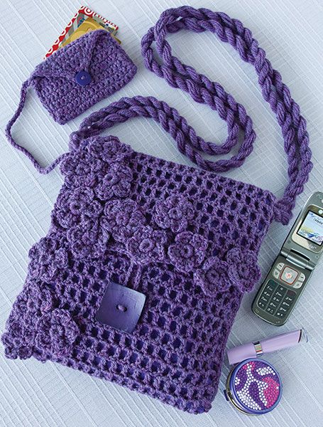 10 Beautiful Crochet Purses and Bags | Crochet | Crochet purses