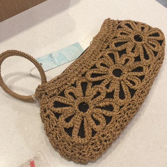 Bags | Beautiful Crochet Clutch Hand Bag | Poshmark