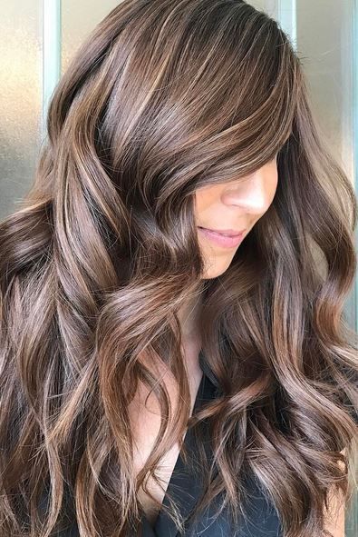 Trendy Hair Color Ideas 2017/ 2018 : brunette with blonde highlights