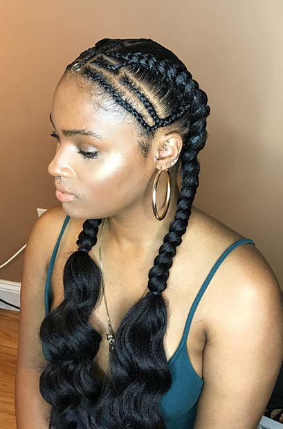 25 Best Black Braided Hairstyles to Copy in 2018 | Page 2 of 2