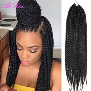 box braids hair synthetic hair xpression braiding hair crotchet