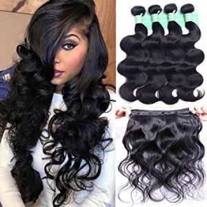 Amazon.com : ANNELBEL Brazilian Hair Body Wave 4 Bundles 8A Virgin