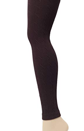 Javel Women's Cotton Cable Knit Leggings at Amazon Women's Clothing