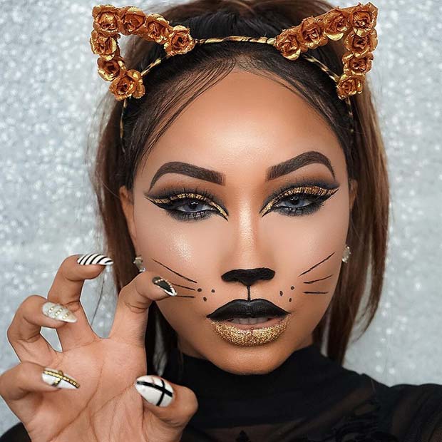 21 Easy Cat Makeup Ideas for Halloween | StayGlam