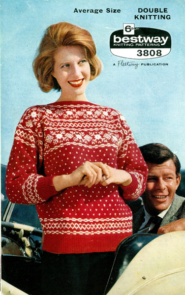 Christmas knitting patterns from The Vintage Knitting Lady