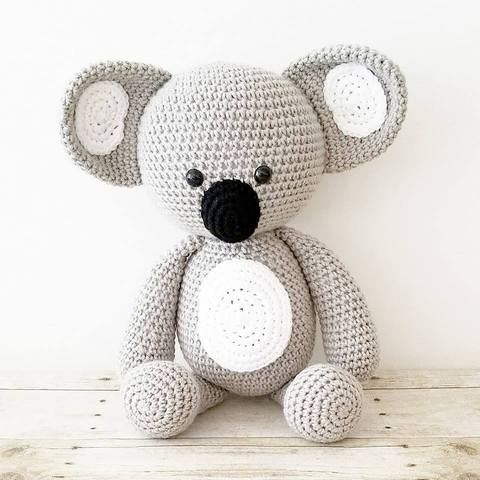 Crochet Koala Bear Stuffed Animal Doll Toy Infant Newborn Baby