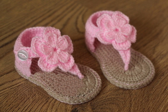 Free shipping,Crochet baby sandals, baby gladiator sandals,baby