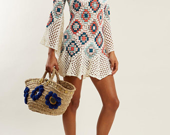 Crochet beach dress | Etsy