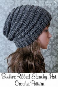 Crochet PATTERN - Easy Crochet Pattern - Crochet Slouchy Hat Pattern