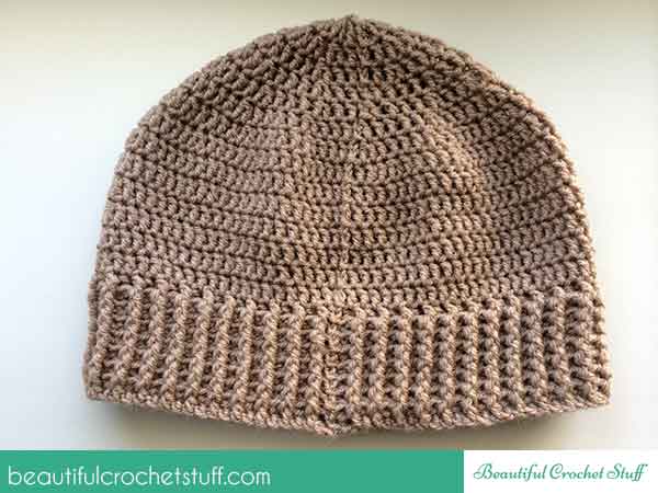 How to crochet a beanie (hat) + free pattern | Beautiful Crochet Stuff