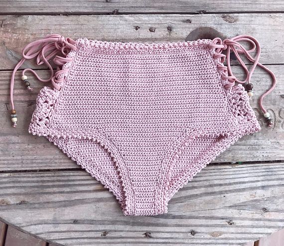 PDF-file for Crochet PATTERN, Aliyah Crochet Bikini Bottom Sizes XS