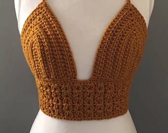 Crochet bikini top | Etsy