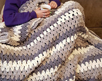 Crochet blanket | Etsy
