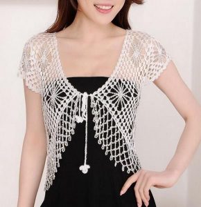 Crochet Sweaters: Free Crochet Bolero Pattern - Crochet With Crystal