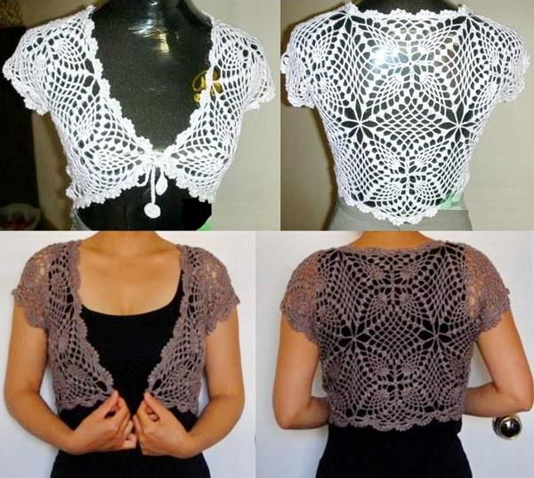 Stylish Easy Crochet: Crochet Bolero Pattern - Easy and Stylish