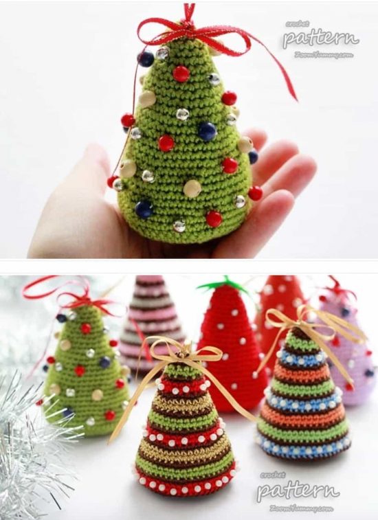 Christmas Crochet Tree Pattern The Best Ideas | The WHOot