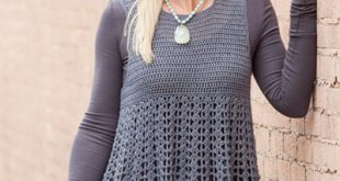 Crochet Clothing Patterns - Cheery Tunic Crochet Pattern
