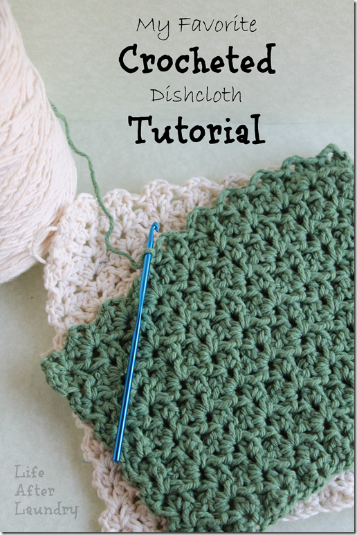 My Favorite Crocheted Dishcloth Tutorial | DIY - Crochet Projects