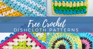 47 Free Crochet Dishcloth Patterns | AllFreeCrochet.com
