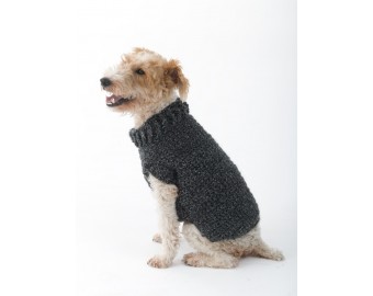 The Poet Dog Sweater (Crochet) | Lion Brand Yarn