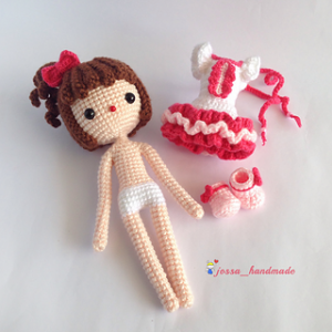 Ravelry: Kiki Amigurumi Doll pattern by jossa handmade