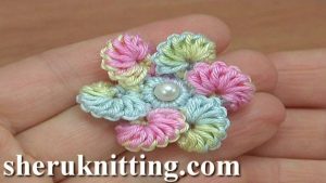 Easy to Make Crochet Flower - Tutorial 194