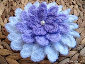 Crochet Flower PATTERN Lilac Flower DIY Crafts Unique | Etsy