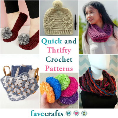 49 Quick and Thrifty, Free Easy Crochet Patterns | FaveCrafts.com