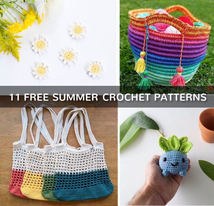 11 Free Crochet Patterns for Summer 2018 - kaijumaddy