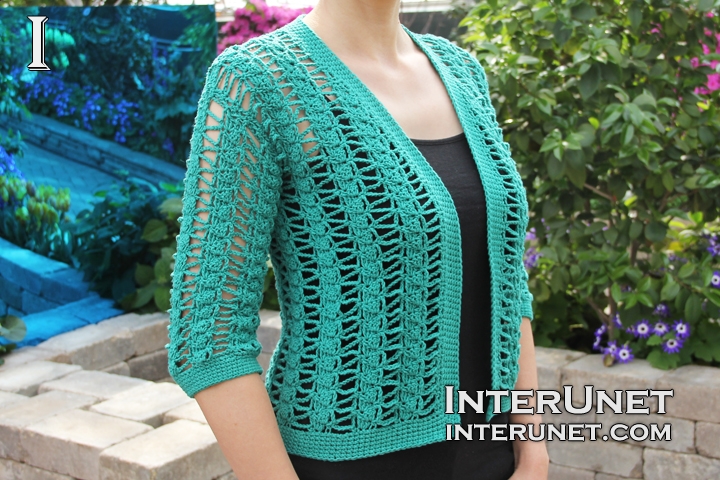 Crochet cardigan pattern | interunet