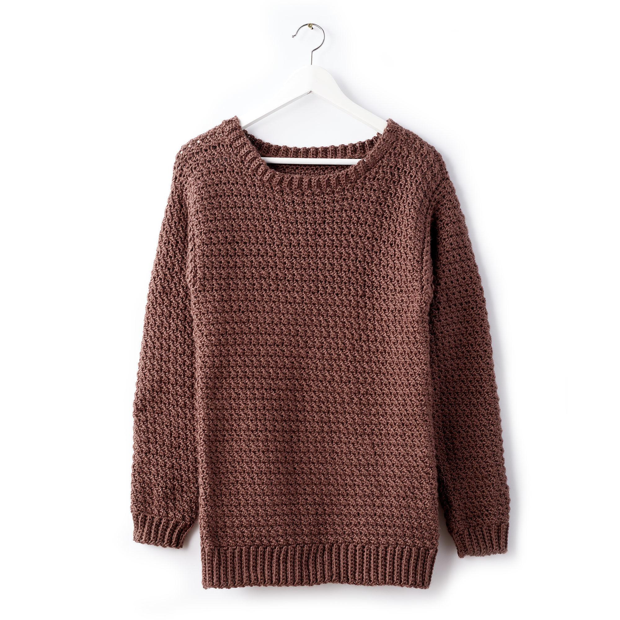 Caron Big Easy Crochet Pullover, XS/S | Yarnspirations