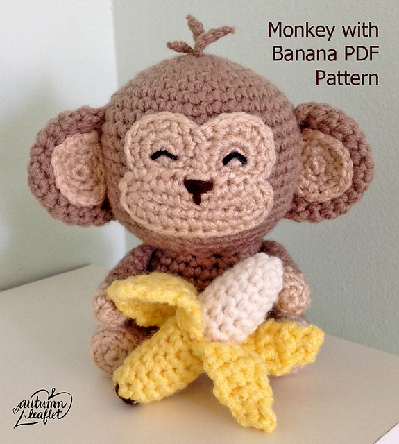 Ravelry: Monkey Amigurumi pattern by Autumn Leaflet