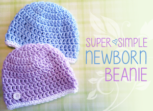 Newborn Charity Hat Crochet Pattern | Little Monkeys Crochet