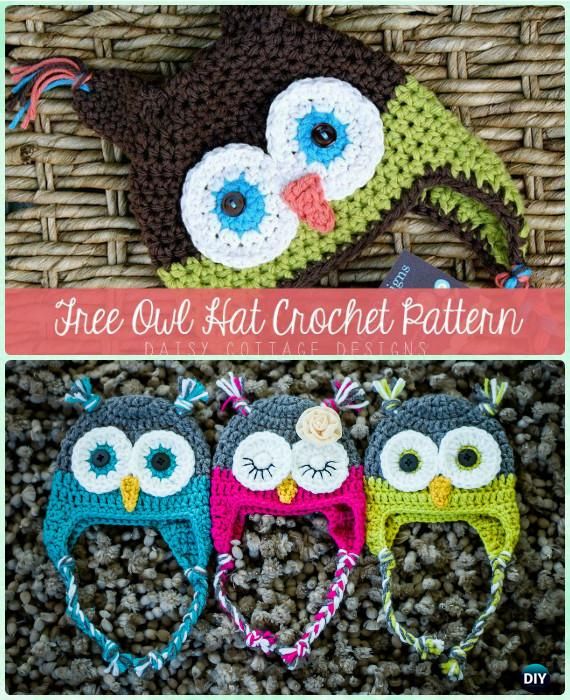 DIY Crochet EarFlap Hat Free Patterns [Picture Instructions