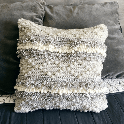 Add Luxury To Any Room With This Crochet Pillow Cover Pattern