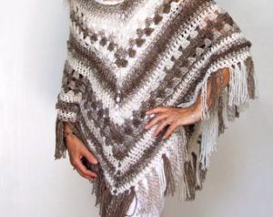 Crochet poncho | Etsy