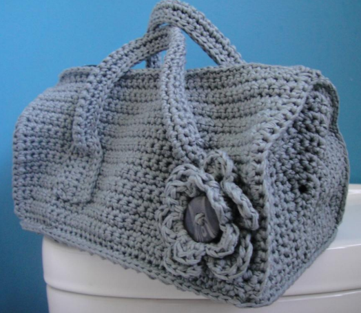 Duffel Purse Crochet Bag Pattern | AllFreeCrochet.com