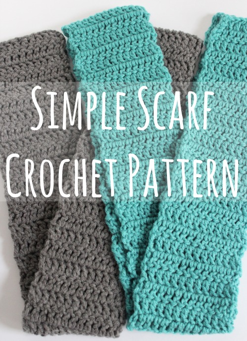 Simple Scarf Crochet Pattern + Video | Make and Takes