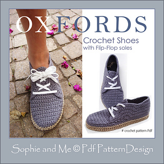 Ravelry: Flip-Flop Oxfords pattern by Sophie and Me-Ingunn Santini
