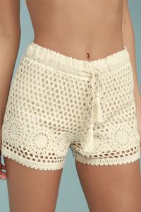 Cute Cream Shorts - Crochet Lace Shorts - Crochet Shorts - $46.00