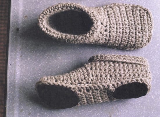 Unisex Slippers Crochet And Knitted Free Patterns