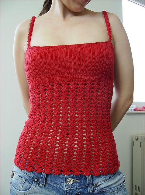 Ravelry: Project Gallery for Custom Tank Top Version #1 pattern by