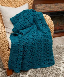 Charming Crochet Throw | Red Heart