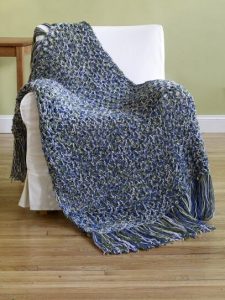 Under 6 Hours Crochet Throw Pattern | FaveCrafts.com