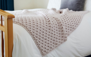 Hygge Happy Crochet Throw Pattern | AllFreeCrochetAfghanPatterns.com