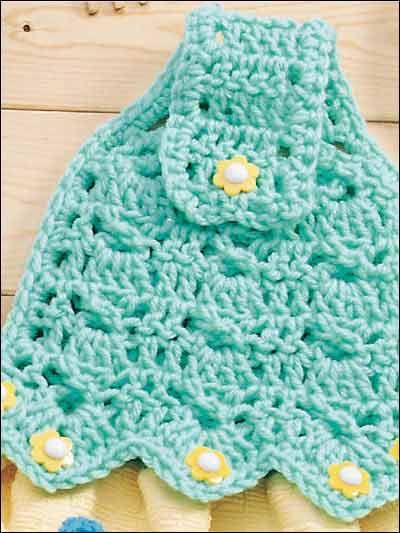 Crochet~ Towel Topper H - Free Pattern | Crochet~ | Crochet towel