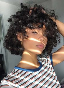 51 Lovely Short Curly Hairstyles: Tips for Healthy Short Curls - Glowsly